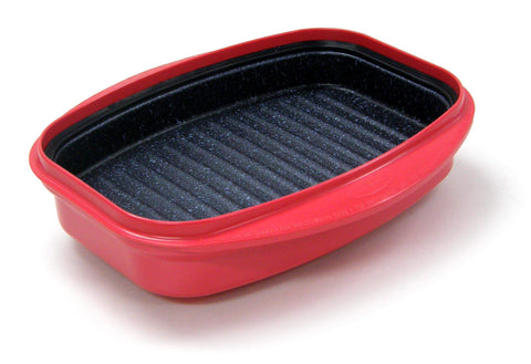 Microhearth tapa cerámica con asa mantiene la cocina limpia durante la cocción