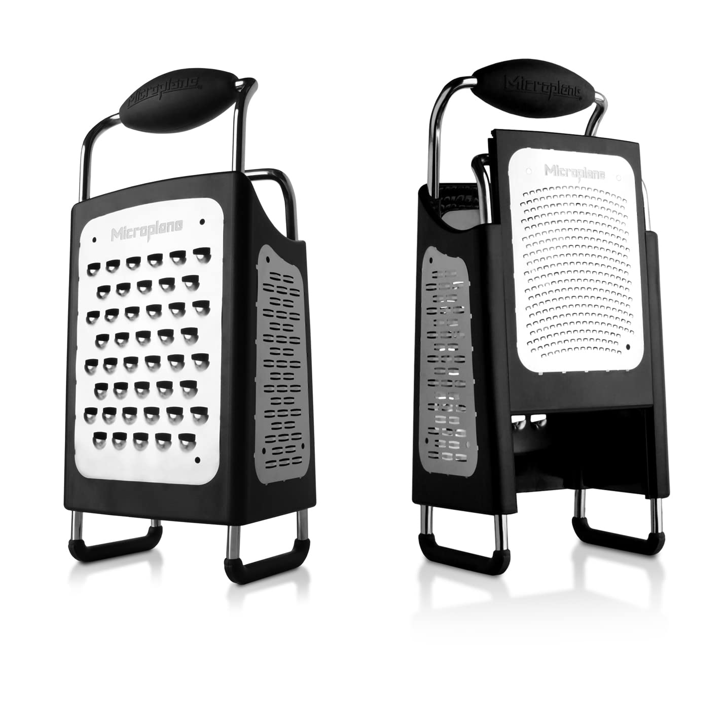 Microplane hoja fina, acero inoxidable, ideal para zest de cítricos y quesos.
