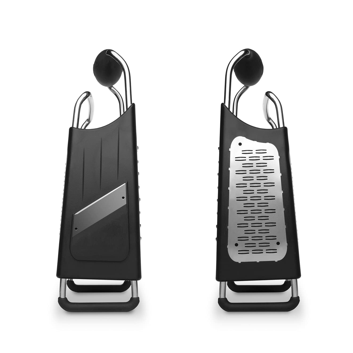 Microplane hoja rebanadora, acero inoxidable, facilita rebanar finamente para ensaladas.