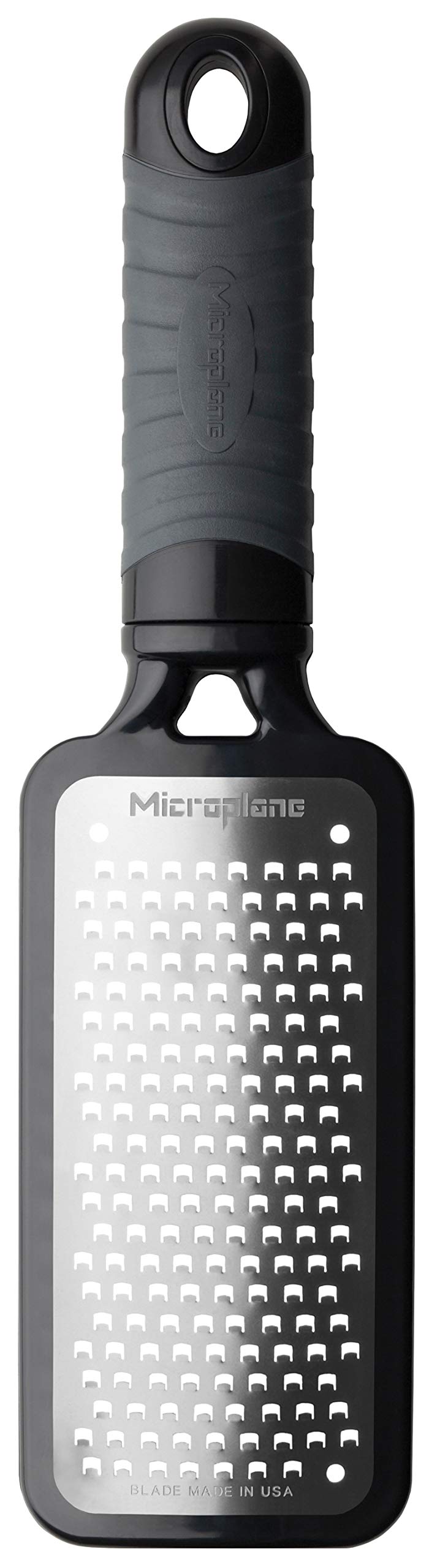 Microplane Home Series rallador grueso frente, ideal para zanahoria y quesos duros.