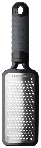 Microplane Home Series rallador grueso frente, ideal para zanahoria y quesos duros.