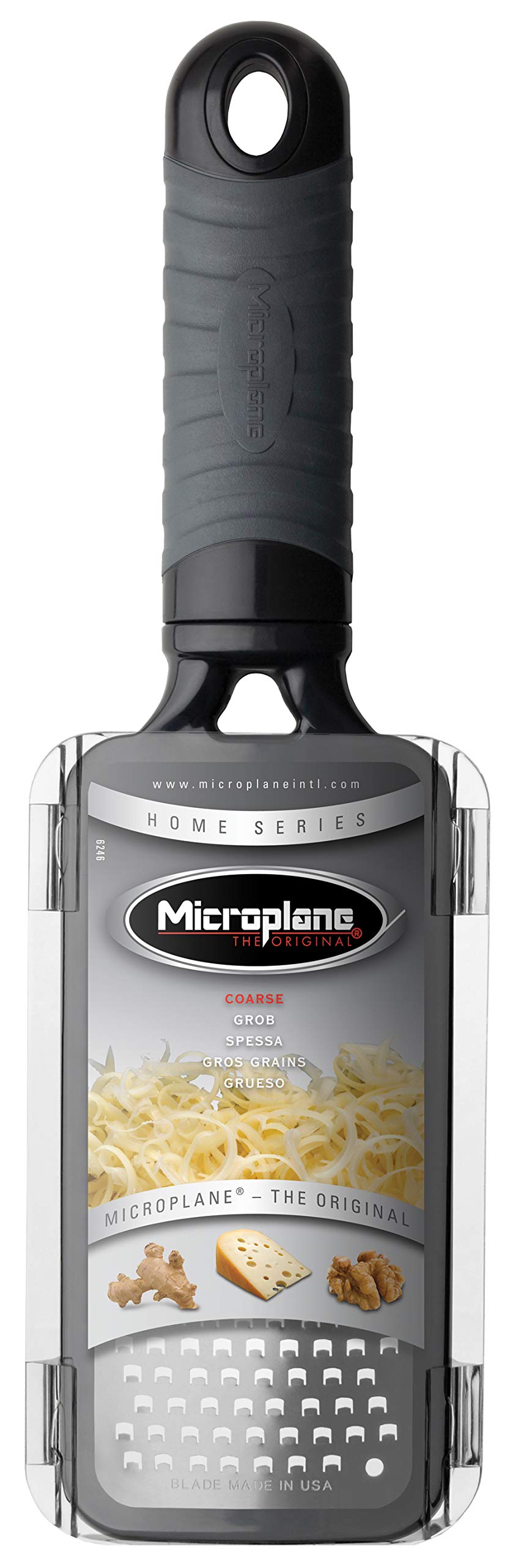 Microplane Home Series rallador mango ergonómico para mayor comodidad al cocinar.