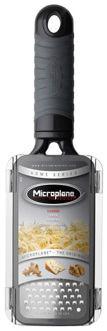 Microplane Home Series rallador mango ergonómico para mayor comodidad al cocinar.