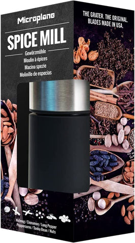 Microplane molinillo de especias para nuez moscada, rallado suave para salsas