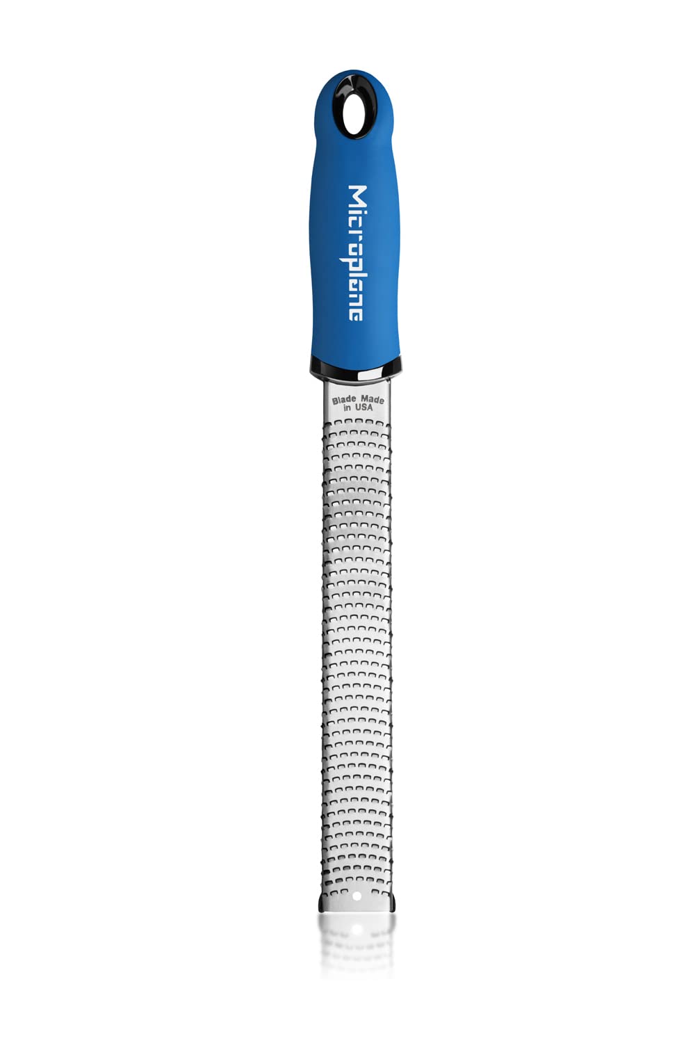 Microplane Premium Classic Zester, filo ultrafino hecho en EEUU para cortes precisos.