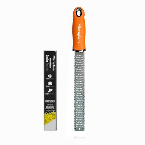 Microplane Premium Classic Zester naranja con filo afilado para piel de cítricos