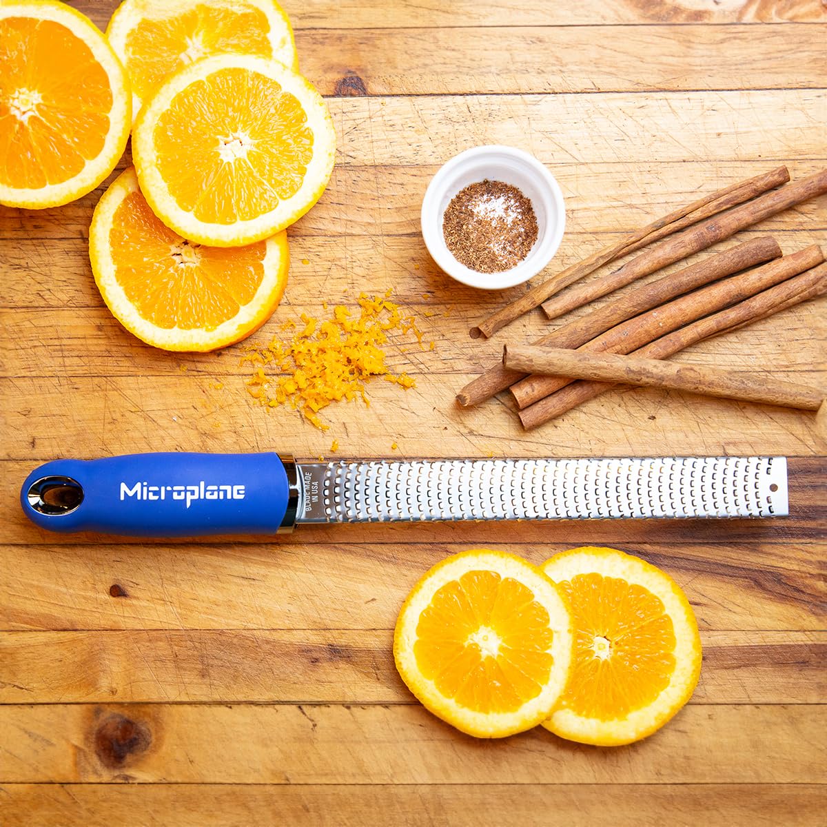 Microplane Premium Classic Zester, zeste de cítricos para ensaladas.