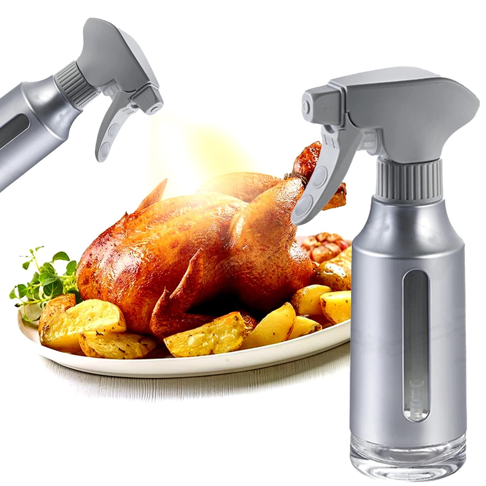 Micyples atomizador de aceite para cocina, pulverización uniforme para cocinar