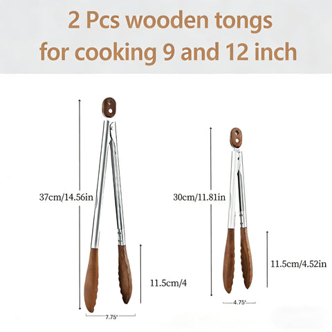 Pinzas de Micyples de 12 pulgadas, alcance para parrilla sin acercar las manos al calor.
