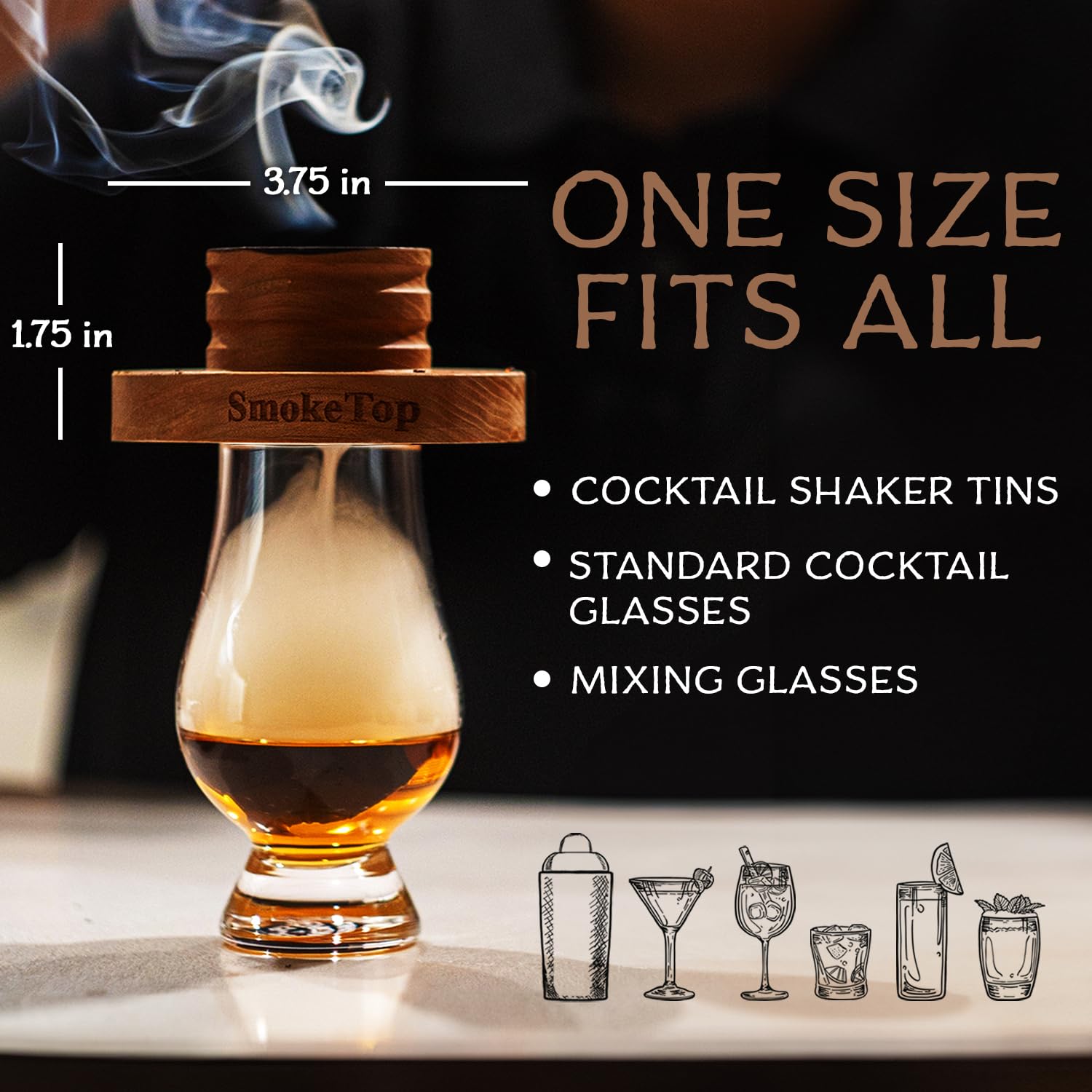 SmokeTop: chips de roble para perfiles complejos