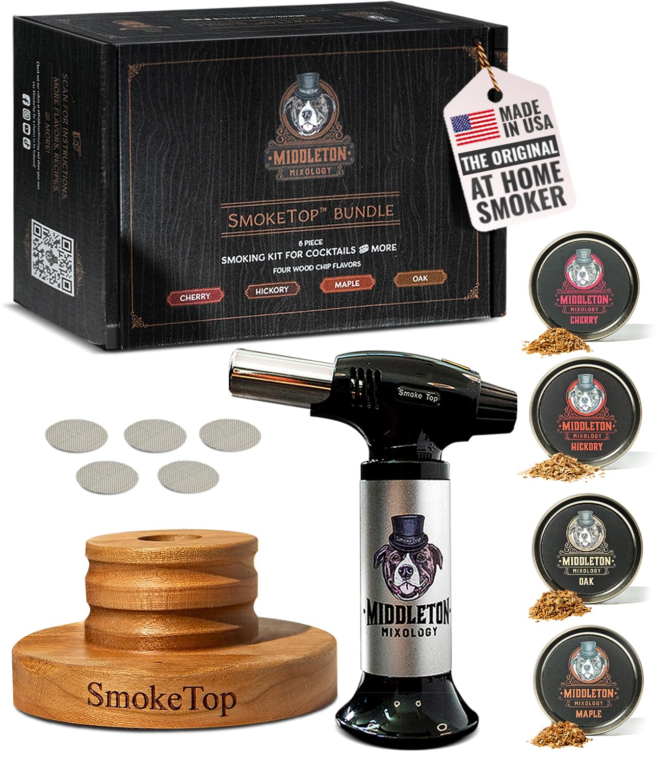 SmokeTop de Middleton Mixology: kit para infundir humo en cócteles en casa