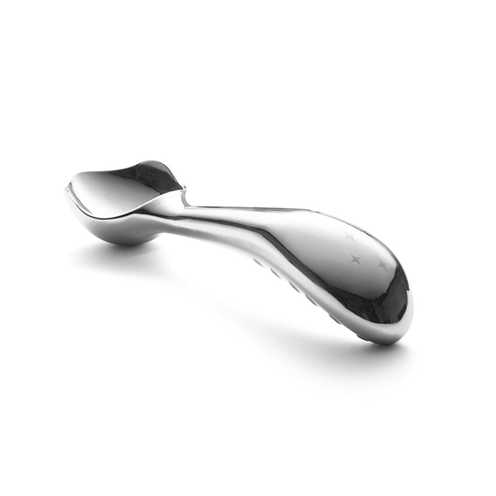 Midnight Scoop cuchara-helado-ergonomica, facilita servir porciones perfectas.