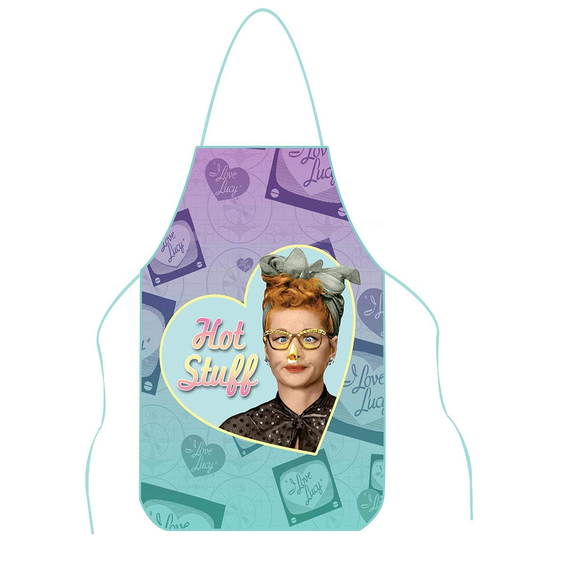 Delantal retro de Midsouth Products con Lucille Ball y diseño Hot Stuff para cocinar