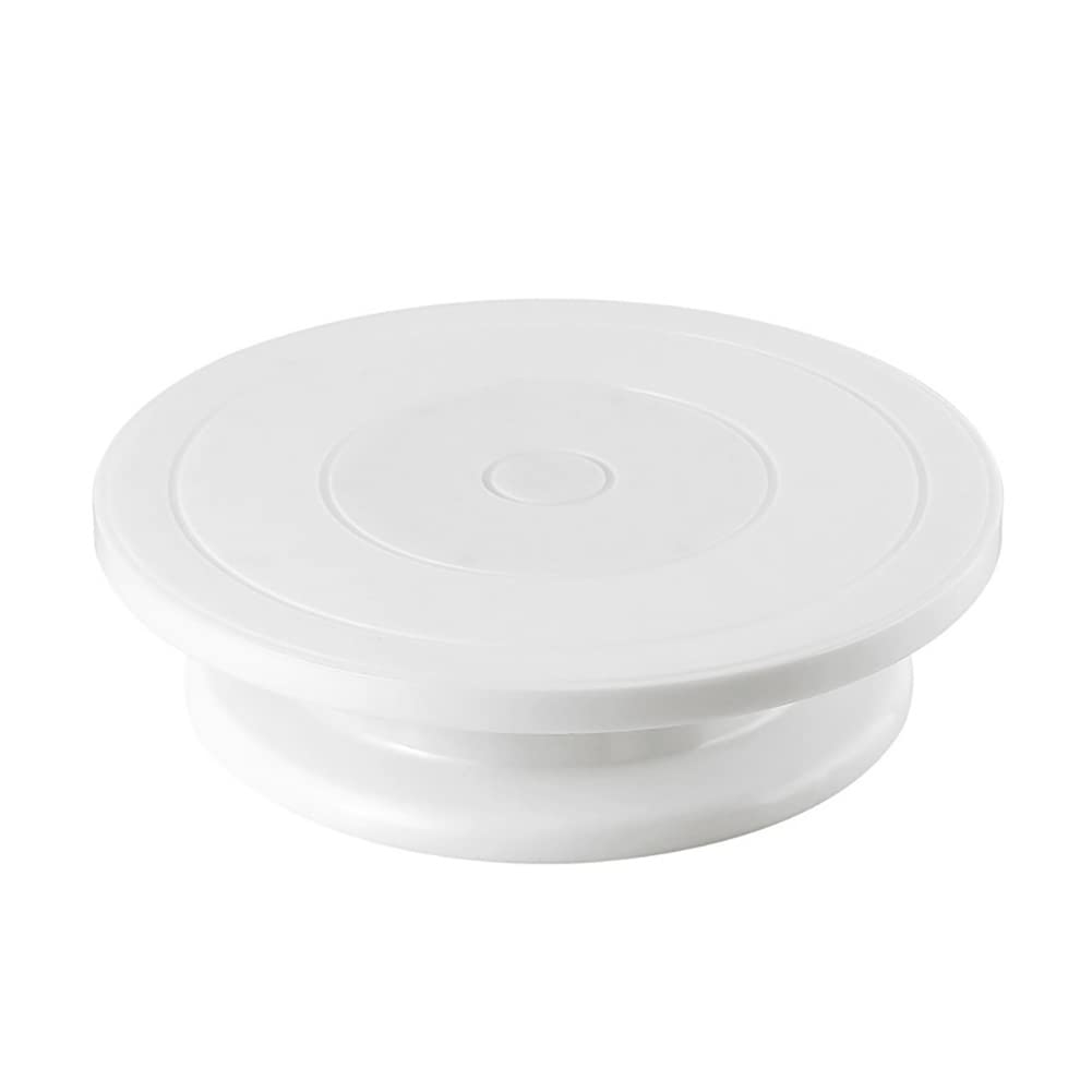 Miecux tabla giratoria para decorar tartas de 11 pulgadas, centro preciso