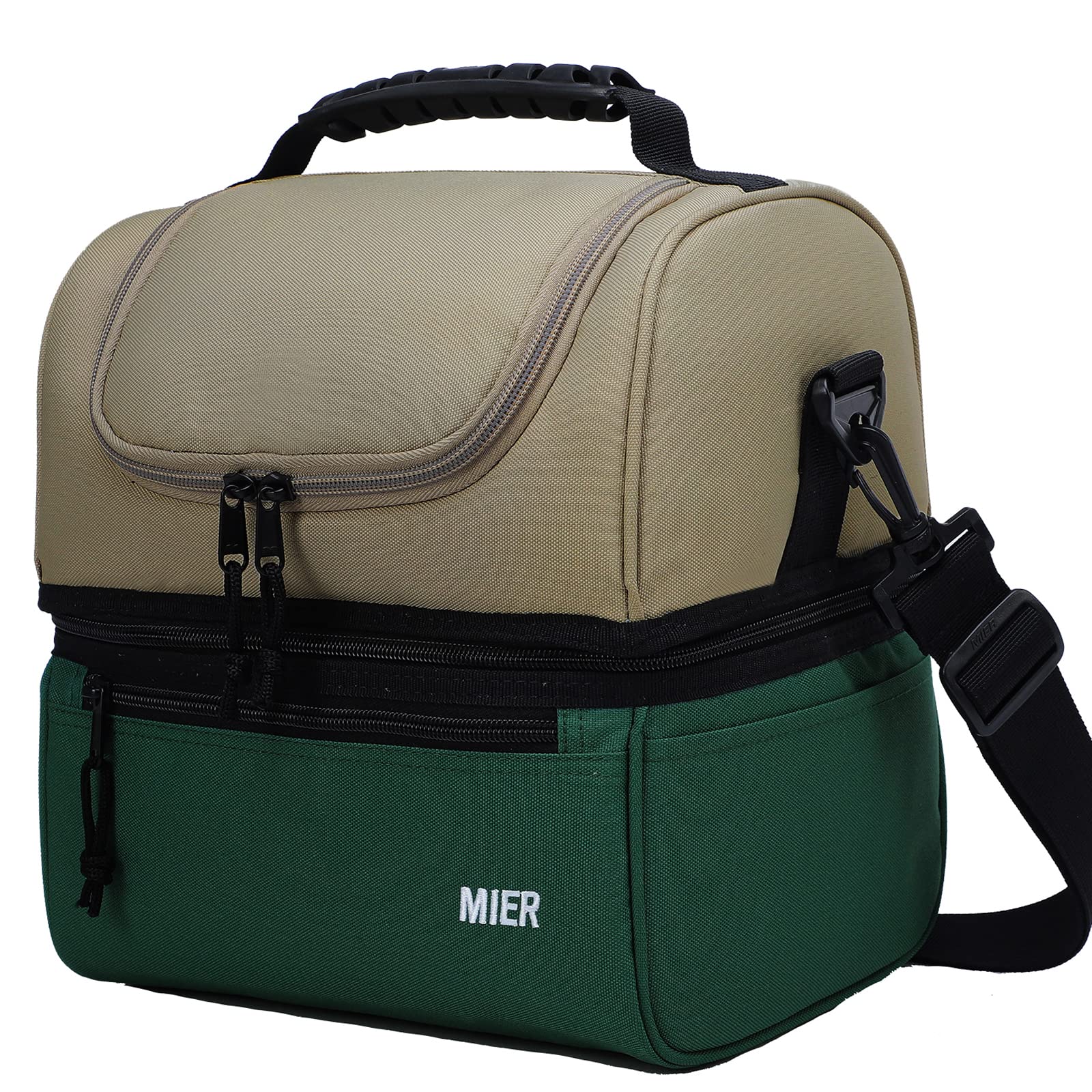 Bolsa MIER frontal de doble deck, ideal para almuerzo diario
