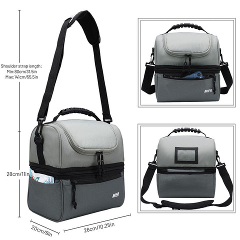 MIER interior con liner PEVA para evitar filtraciones y mantener frío.