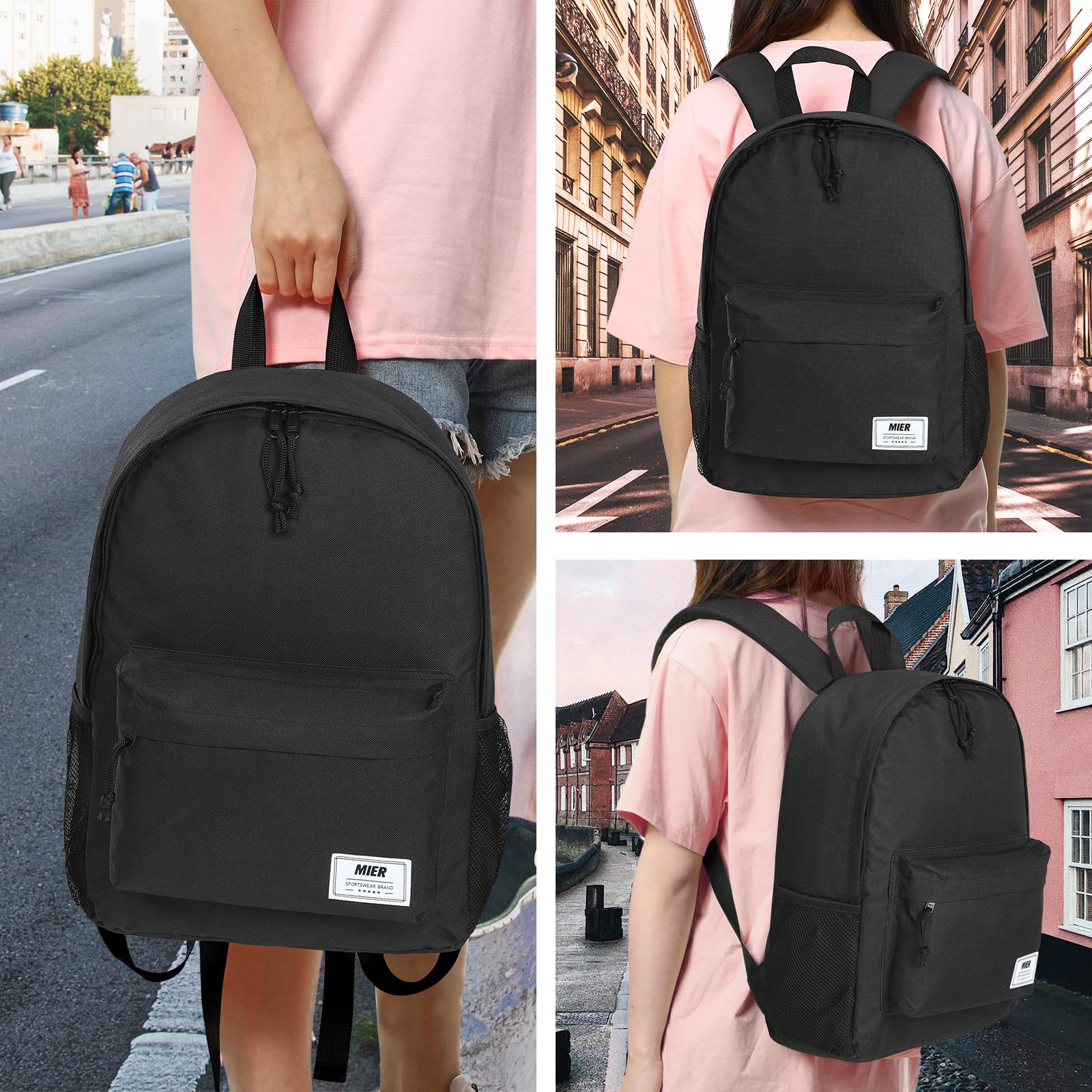 Mier Mochila nevera aislada capacidad 15 L: ideal para 1-2 comidas.