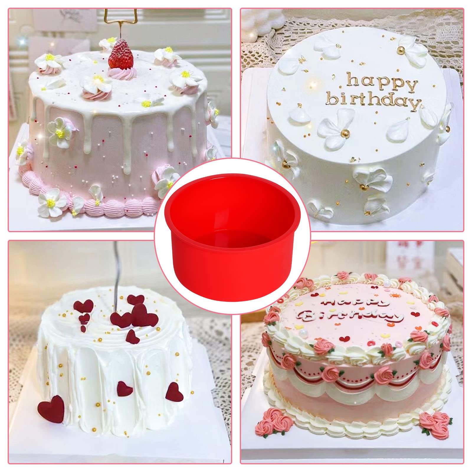 Mifengda molde silicona para repostería casera, ideal para fiestas.