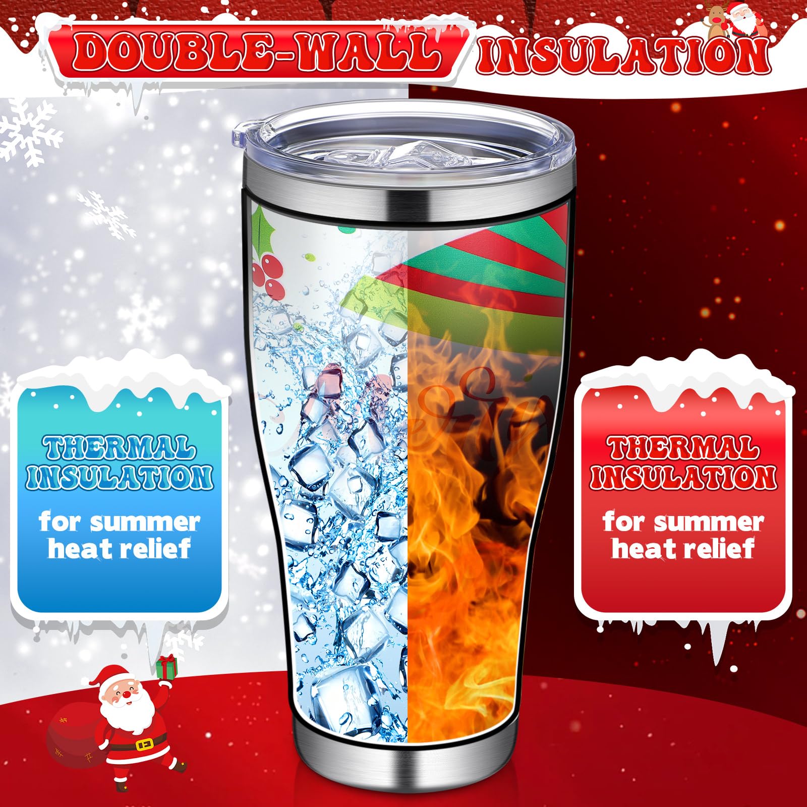 Caja regalo Mifoci con elementos navideños, regalo práctico para colegas.