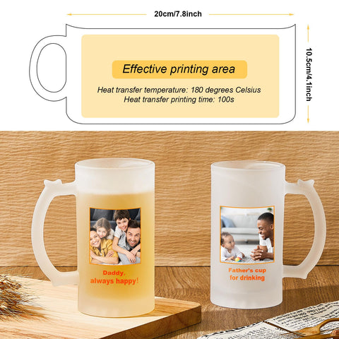 Jarra de cerveza Mifoci, 473 ml, regalo único para ocasiones.