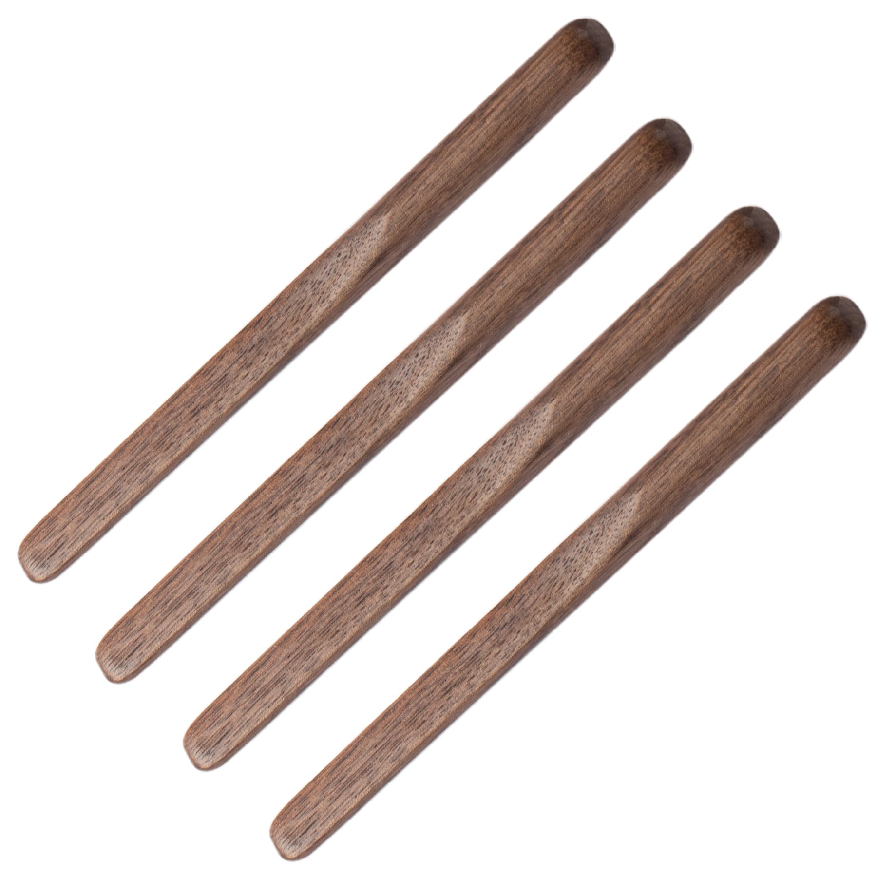 Migaku Home palitos de café, nogal, 6 pulgadas, para mezclar sin rayar.