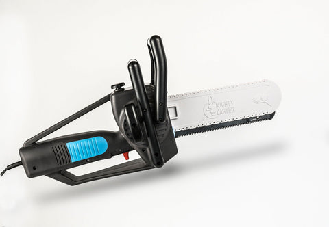 Cuchillo eléctrico MIGHTY CARVER, primer plano de las hojas, para cortes precisos