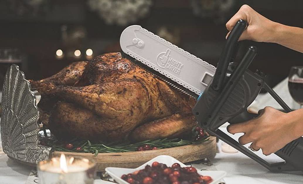 Cuchillo eléctrico MIGHTY CARVER, mango ergonómico para uso cómodo