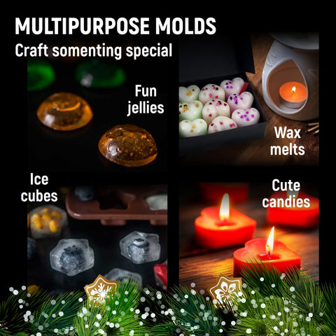 Mighty-X molde para cubos de hielo: útil para bebidas y presentaciones