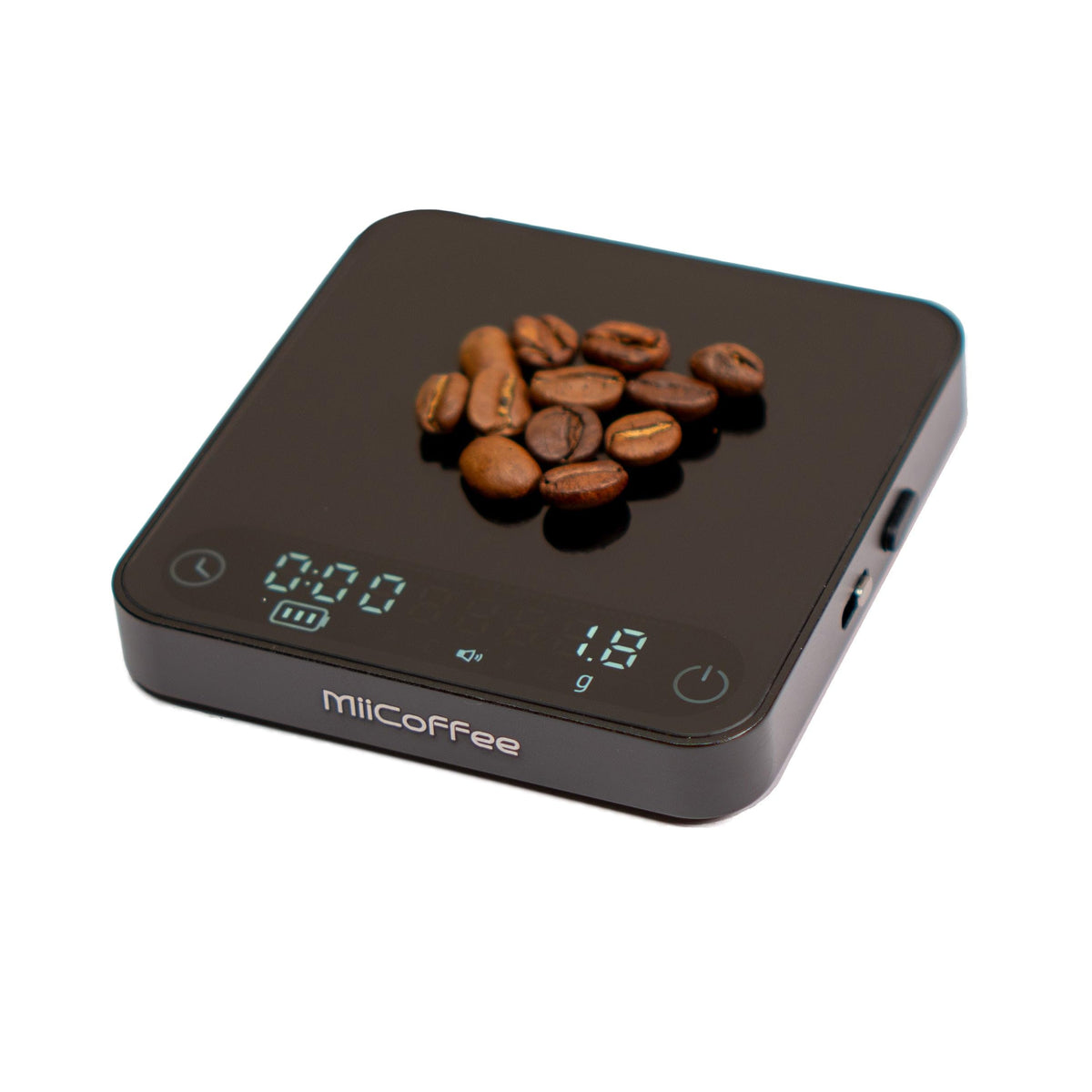 MiiCoffee Minipress, escala en palma para mediciones rápidas en espresso