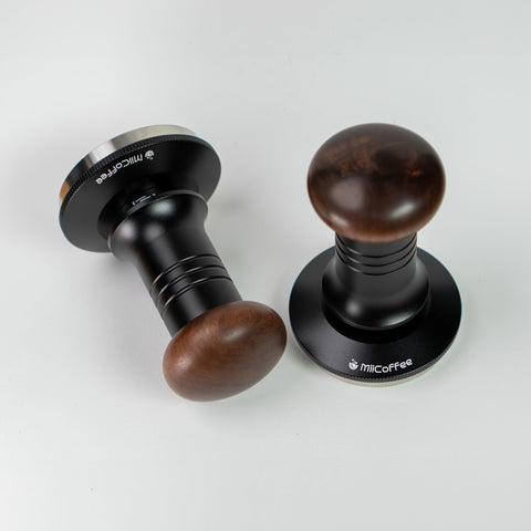 MiiCoffee prensador profundidad ajustable 0-14 mm para distintas cestas.