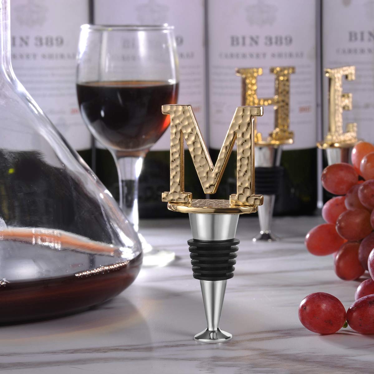 Miicol tapón Champagne dorado, diseño refinado para botella de champán