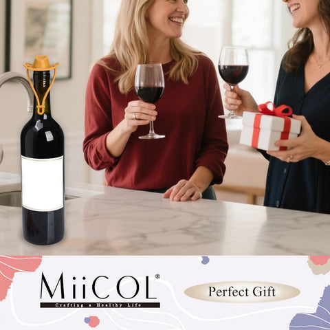 Miicol tapón para vinos licores y bebidas: uso versátil para casa