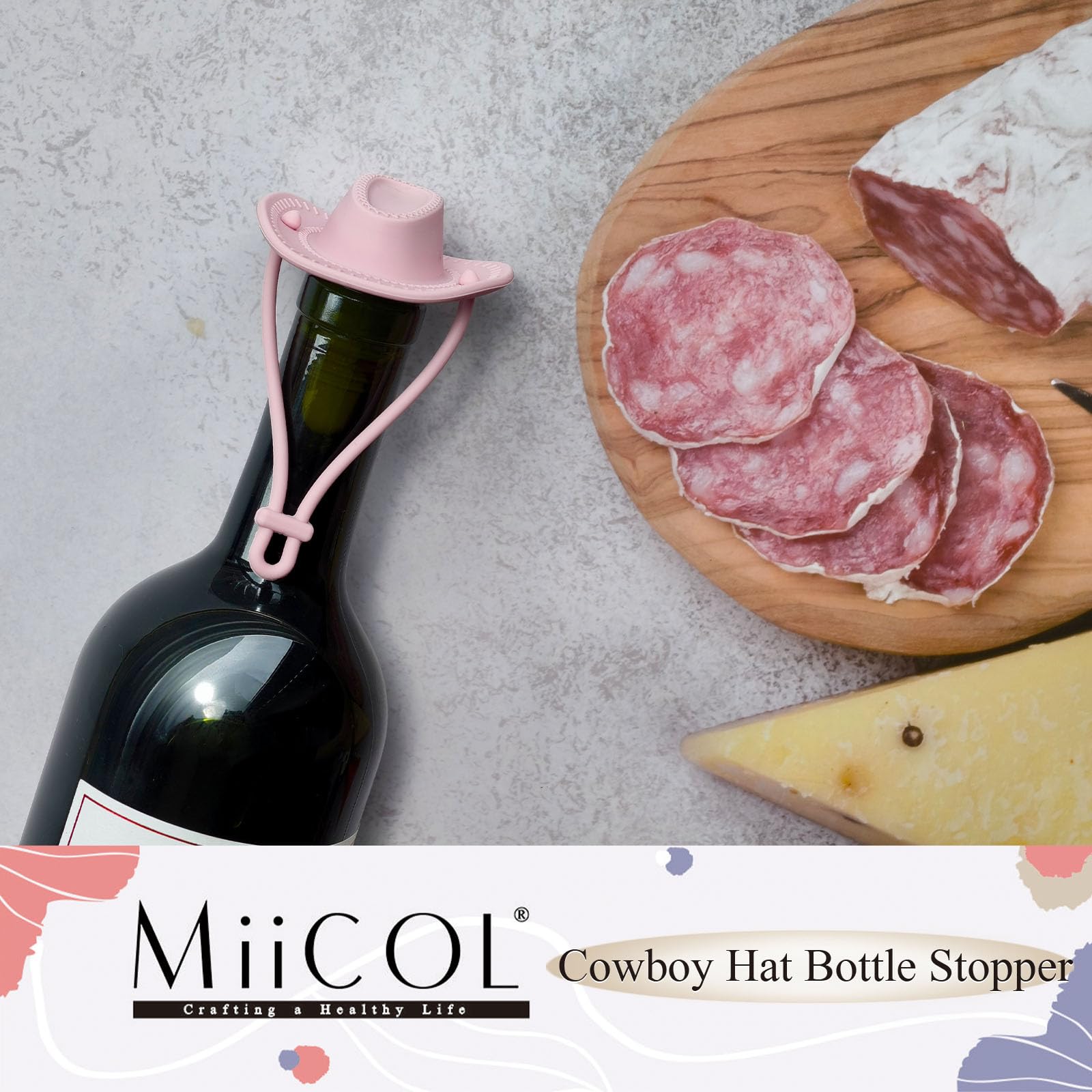 Miicol tapón sellado hermético para vino: evita oxidación y conserva aromas