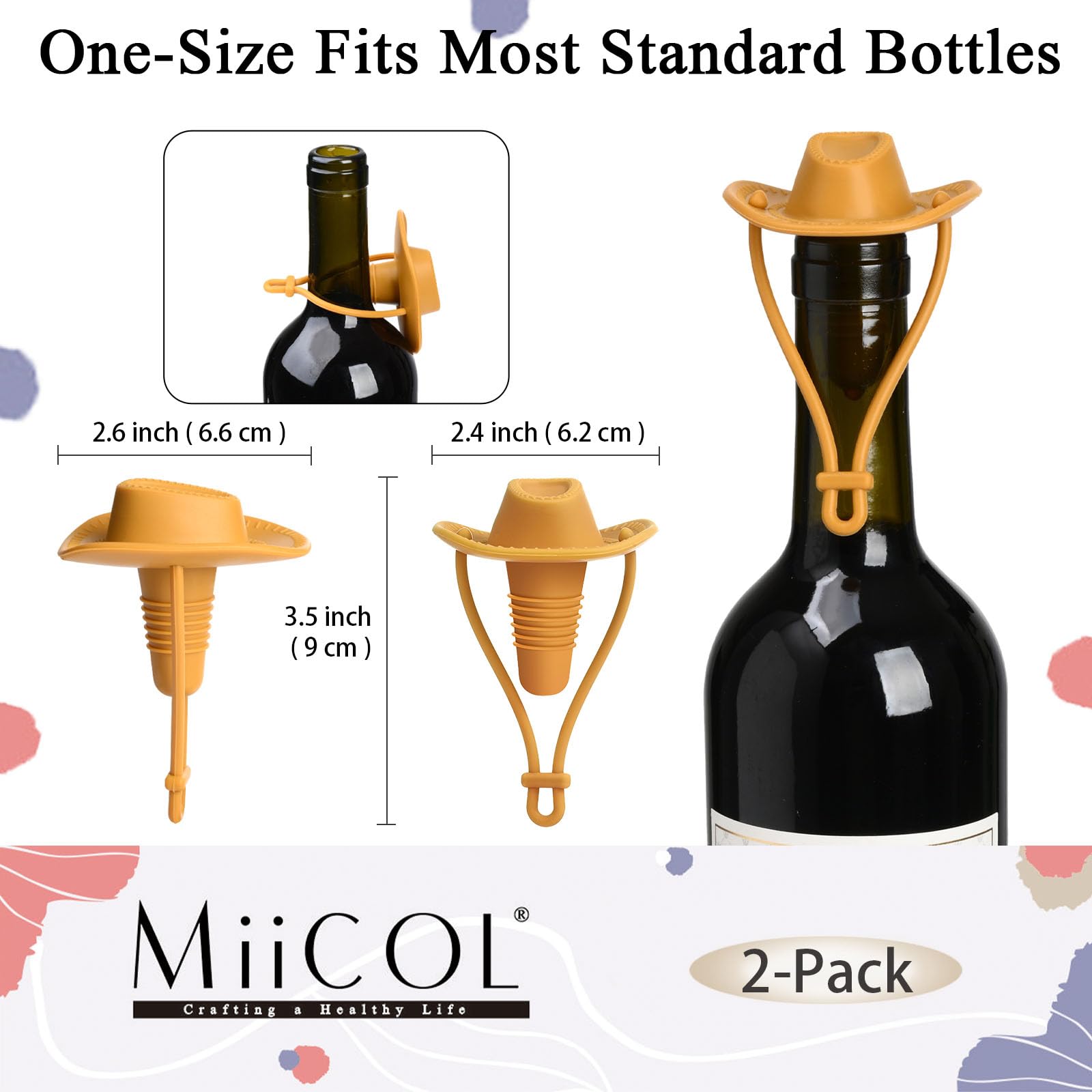 Miicol tapón silicona para alimentos sin olor: seguro y fácil limpieza