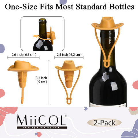 Miicol tapón silicona para alimentos sin olor: seguro y fácil limpieza
