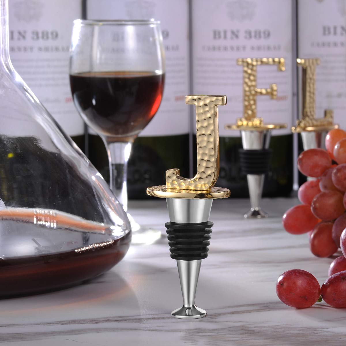 Miicol tapón vino cierre hermético dorado para conservar frescura