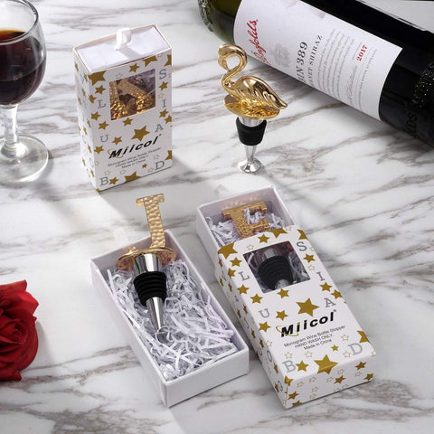Miicol tapón para Prosecco dorado, diseño elegante