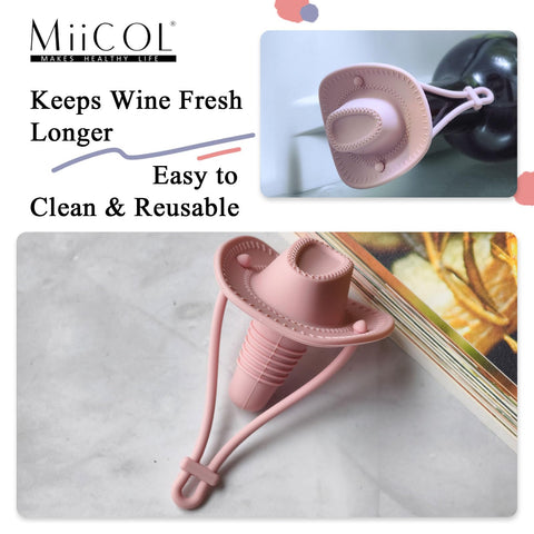 Miicol tapon silicona regalo ideal para amantes del vino