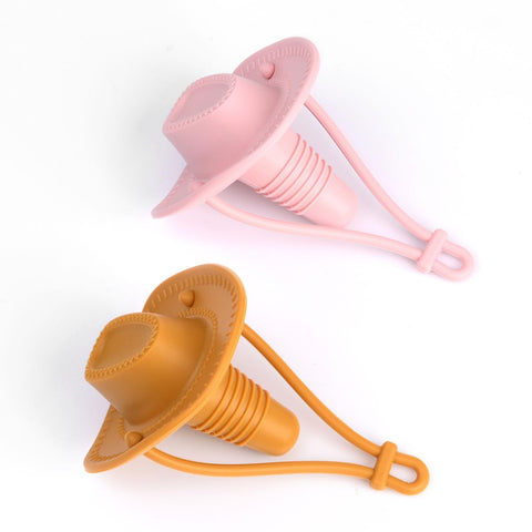 Miicol tapon silicona sombrero vaquero amarillo evita derrames y mantiene sabor