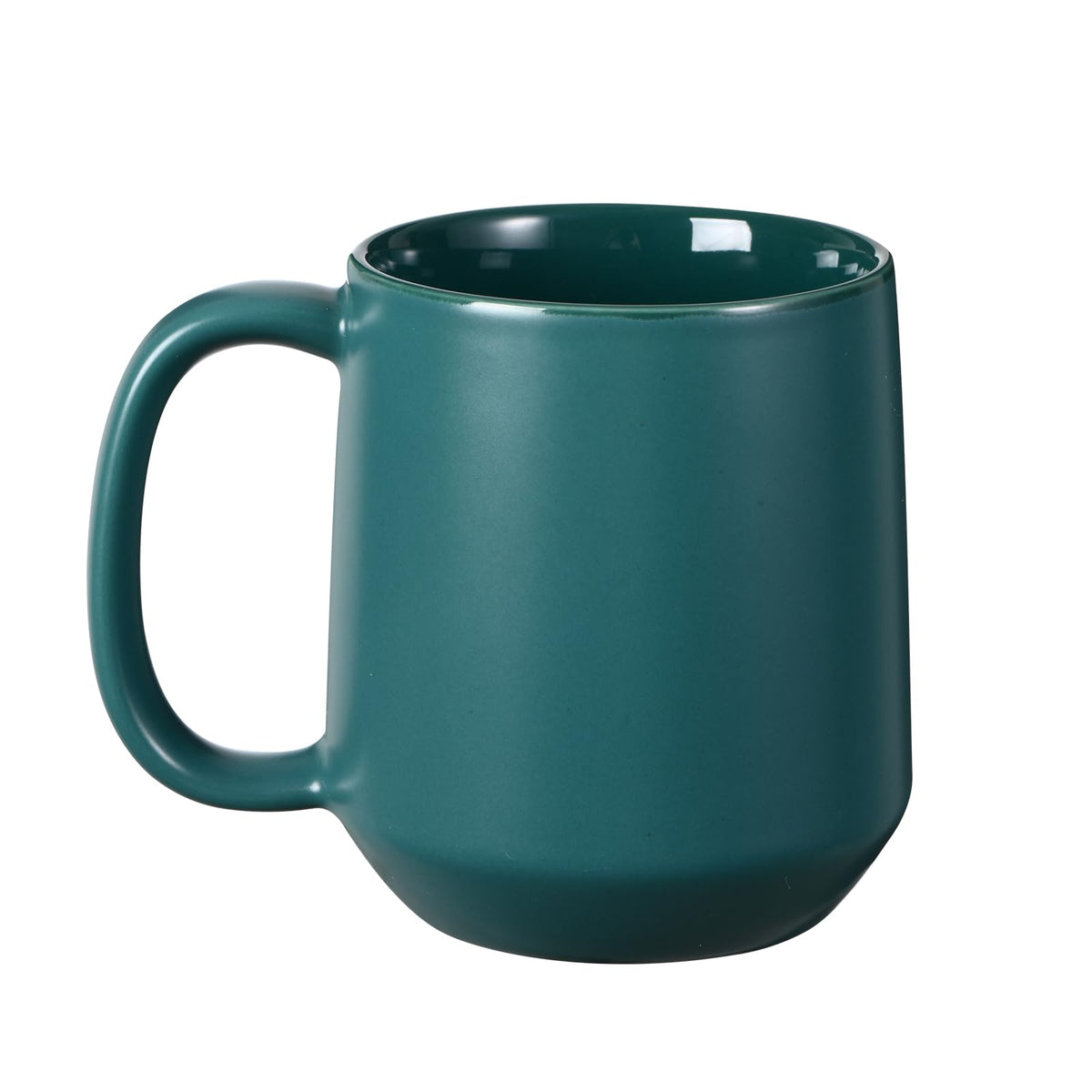 Miicol taza cerámica cafe 16oz con asa turquesa ideal para café matutino
