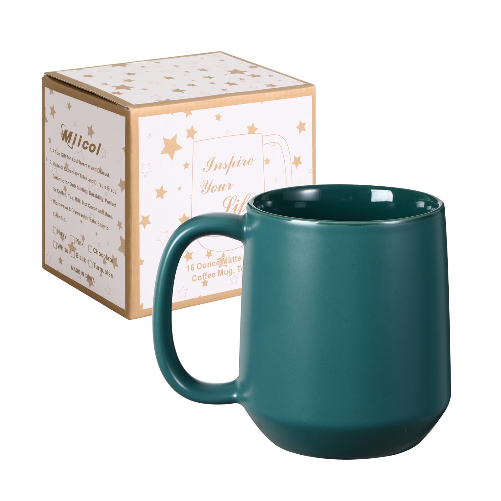 Miicol taza cerámica empaque regalo resistente