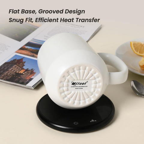 Taza Miicol apta para microondas y lavavajillas para uso práctico