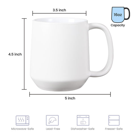 Mango ergonómico de Miicol para un agarre estable en café o té