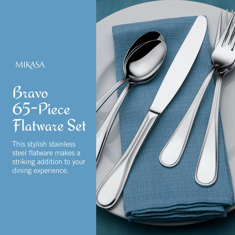 Diseño contemporáneo Mikasa Bravo para mesas elegantes.