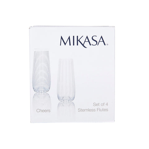 Copas sin tallos Mikasa Cheers en caja regalo, ideal como regalo elegante.