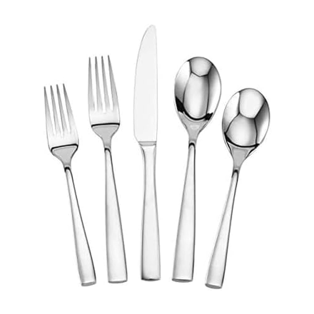 Mikasa Delano tenedor de cena en mesa, diseño contemporáneo para uso diario.