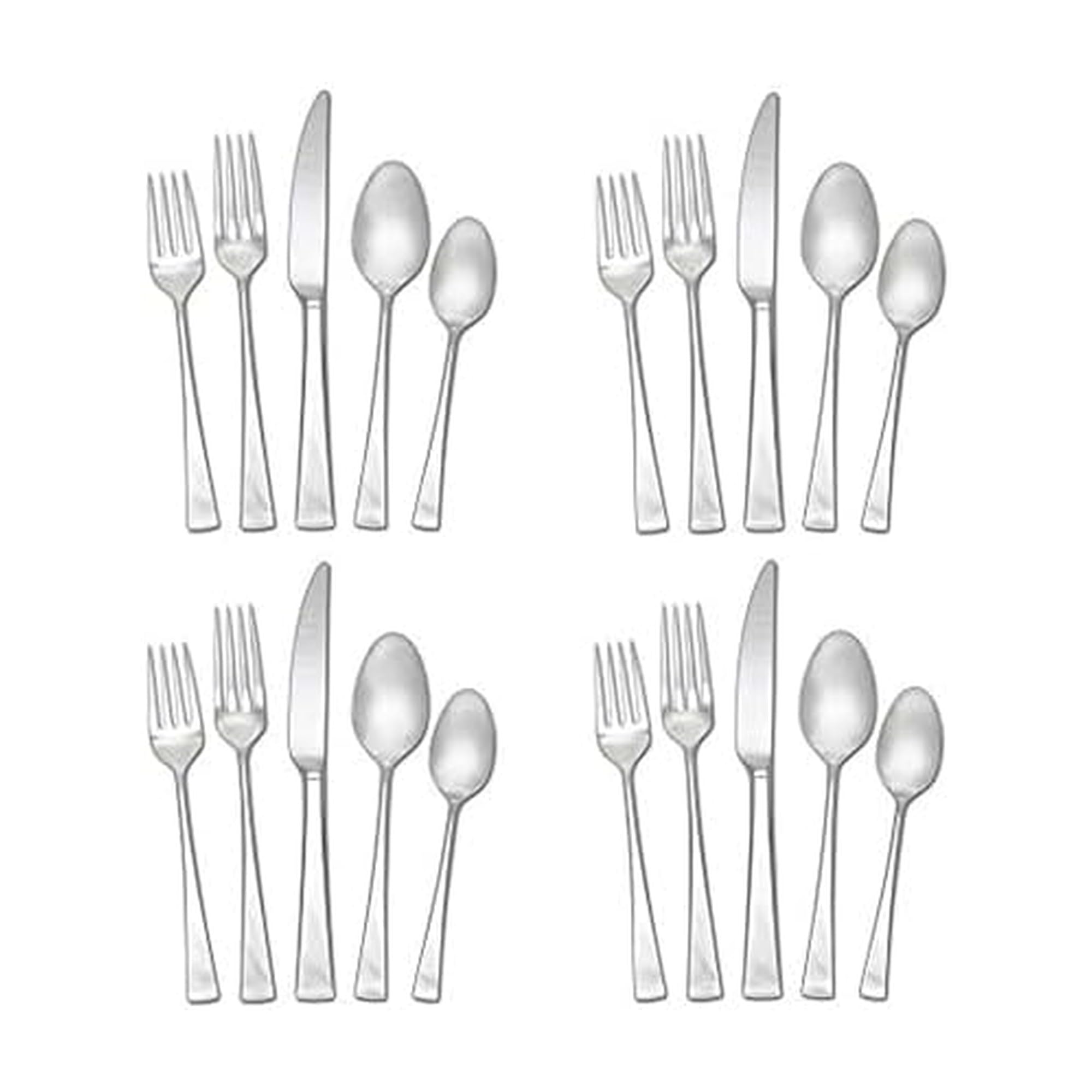 Mikasa Lucia: juego de cubiertos 20 piezas sobre mesa elegante para uso diario