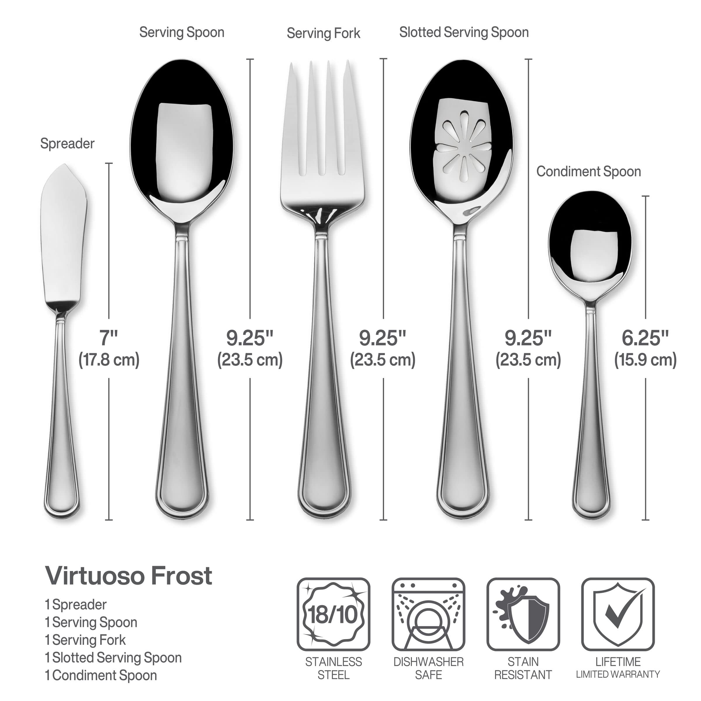 Mikasa Virtuoso Frost: diseño contemporáneo que eleva cualquier mesa.