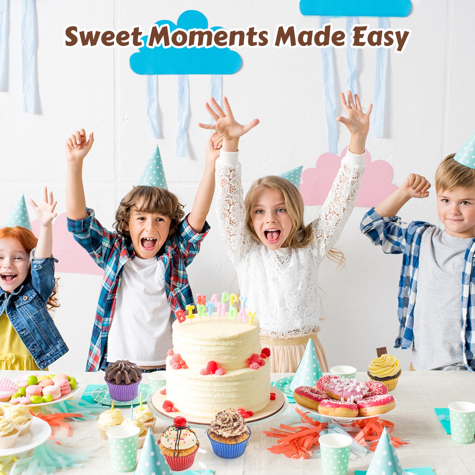 MIKESIER kit completo para decorar pasteles y cupcakes, todo incluido