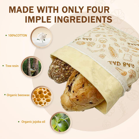 Materiales Golden Formula de MIKIPLUM cera de abejas y resina aptos para alimentos